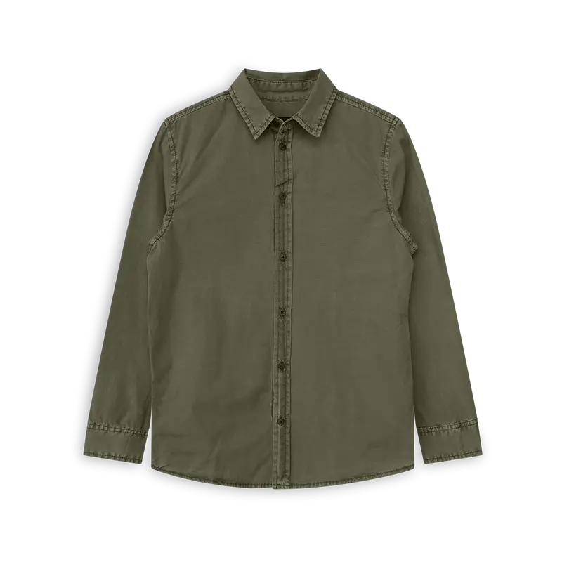 717 Overhemd Khaki Green
