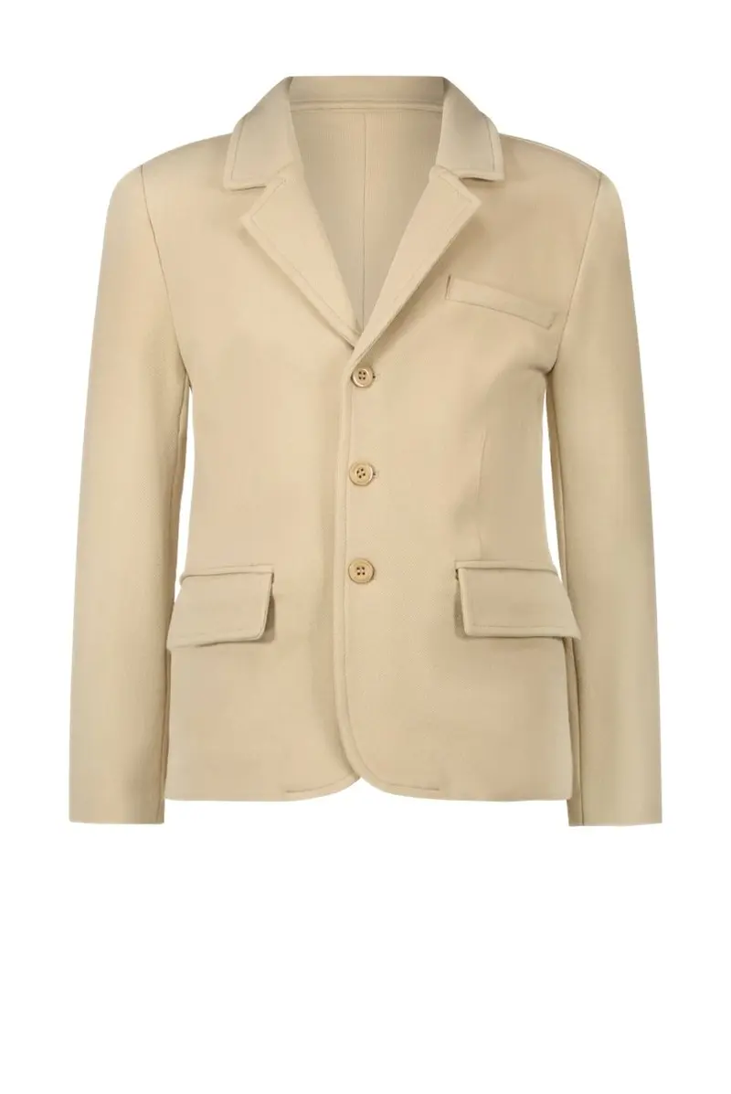 Abel Piqué Blazer Sand