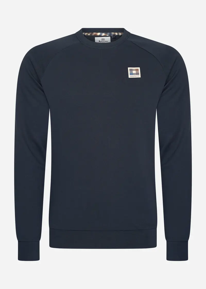 Active patch crewneck - navy
