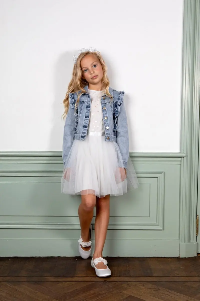 Ally Ruffle Jas Denim