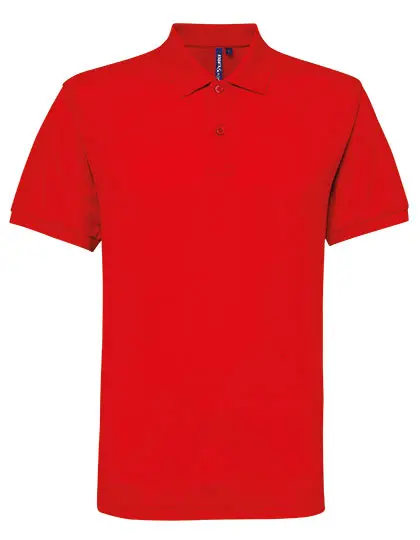 Asquith & Fox - Polycotton Blend Polo - Red