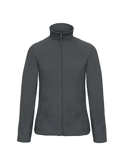 B&C - Microfleece Dames Jas - Dark Grey (Effen)