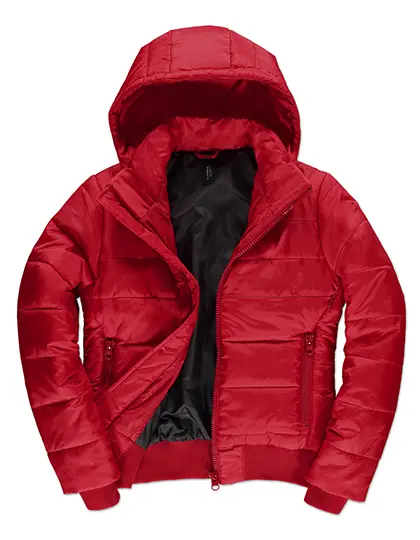 B&C - Superhood Dames Jas - Red/Black