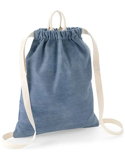 BagBase - Denim Gymsac - Light Denim