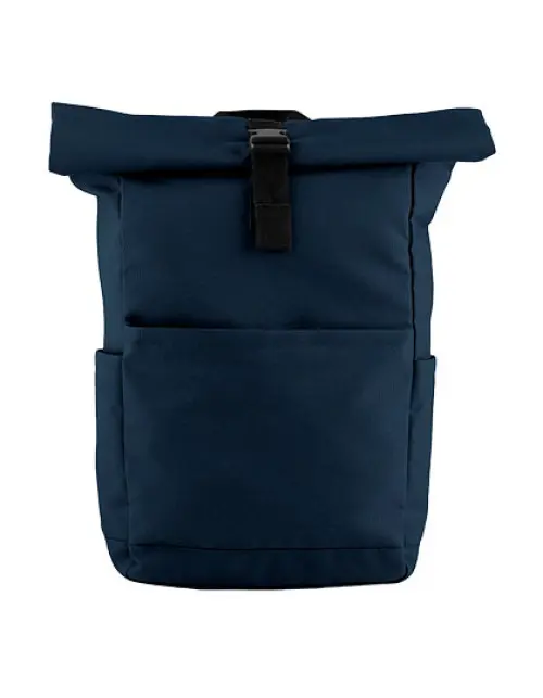 BagBase - Premium Recycled Roll Top Backpack - Navy