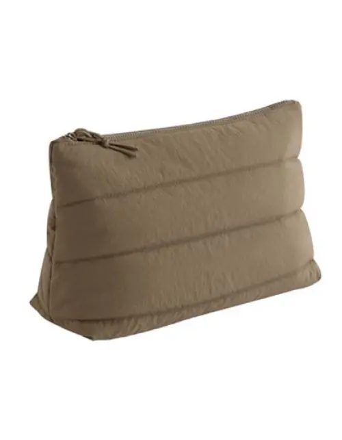 BagBase - Quilted Accessory Case - Earthy Green