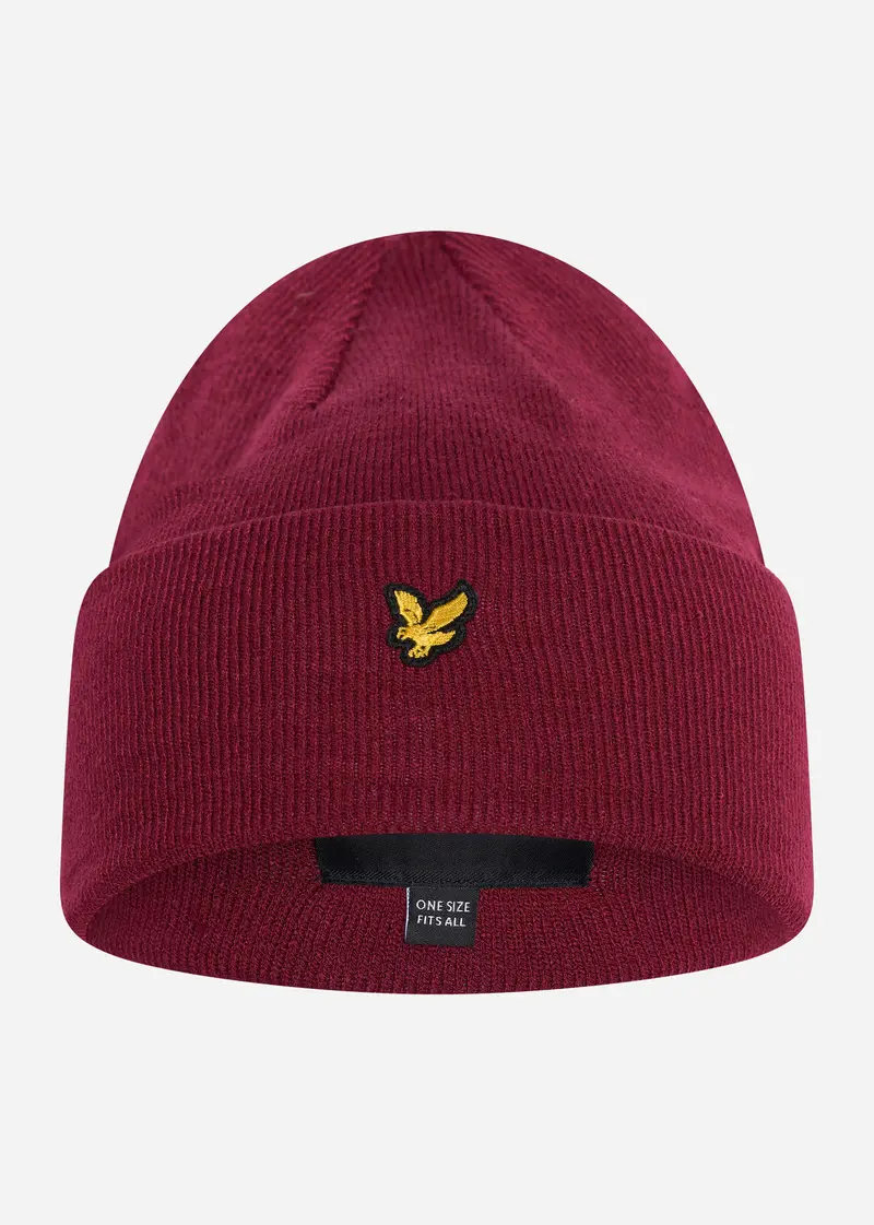 Beanie - burgundy