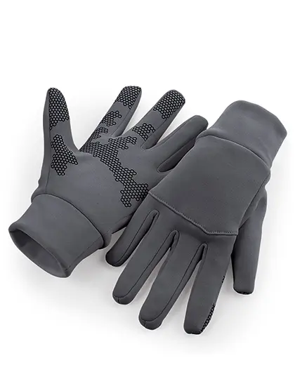Beechfield - Softshell Sports Tech Handschoenen - Graphite Grey