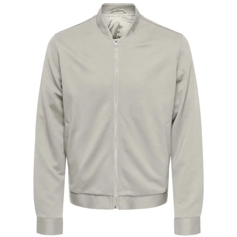 Beige baseball bomber vest Mark