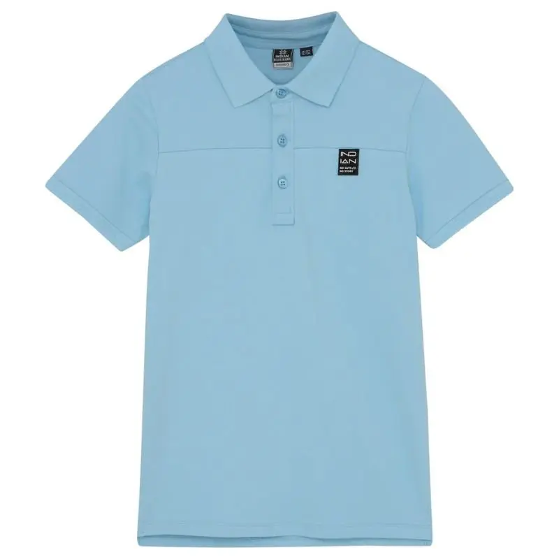 Blauwe polo Pique