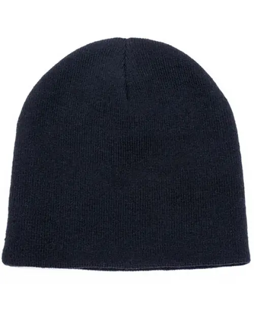 Brain Waves - POLYLANA® Basic Beanie - Navy