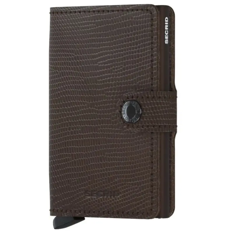 Bruine miniwallet Rango