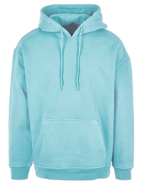 Build Your Brand Basic - Basic Oversize Hoody - Ocean Blue