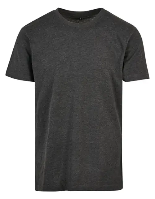 Build Your Brand Basic - Basic Round Neck T-Shirt - Charcoal