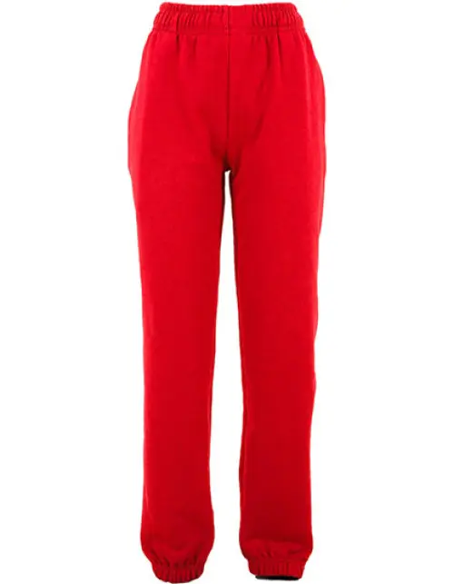 Build Your Brand Basic - Ladies Basic Sweatpants - City Red