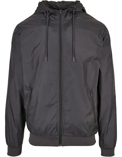 Build Your Brand - Windrunner Jacket - Dark Shadow