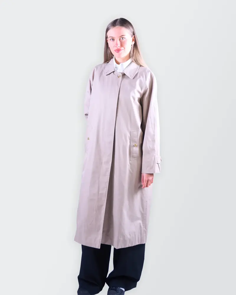 Burberry Beige Car Coat - M