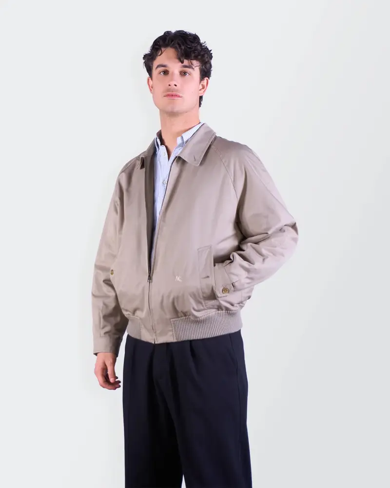 Burberry Beige Harrington Jacket - M