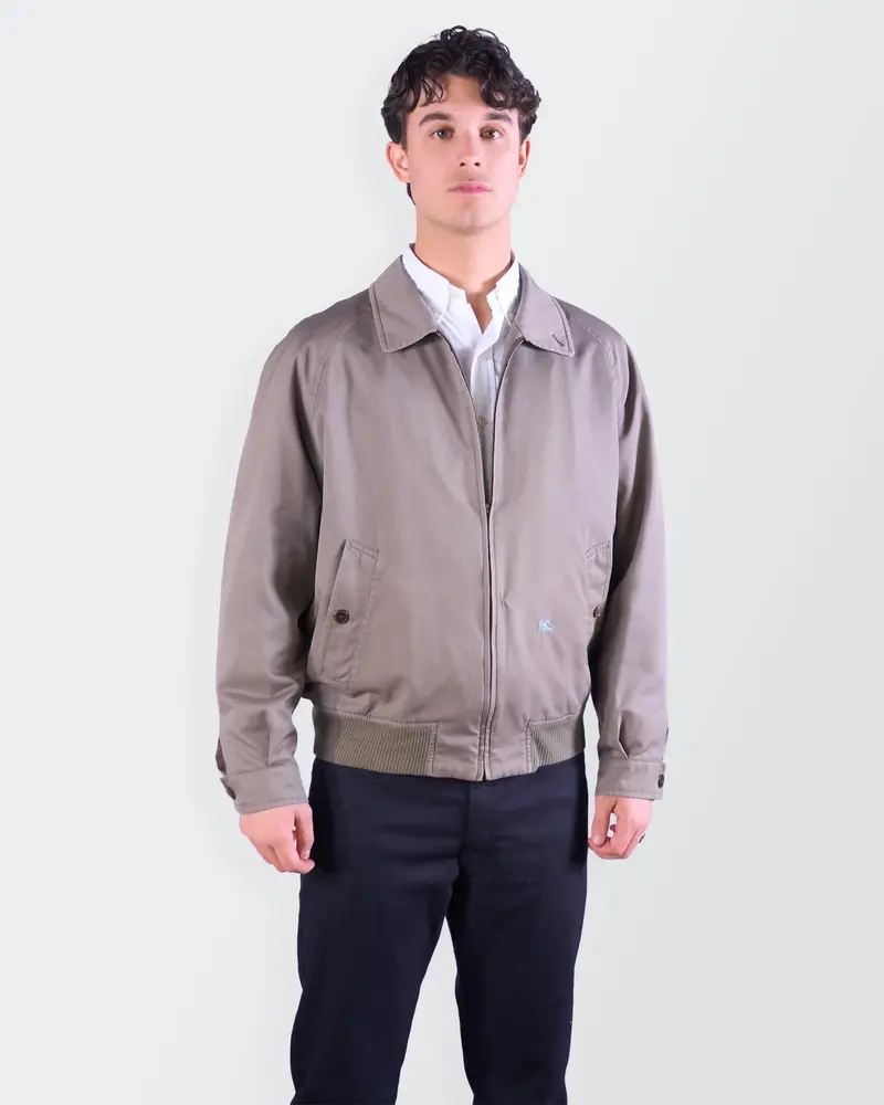Burberry Green Harrington Jacket - M