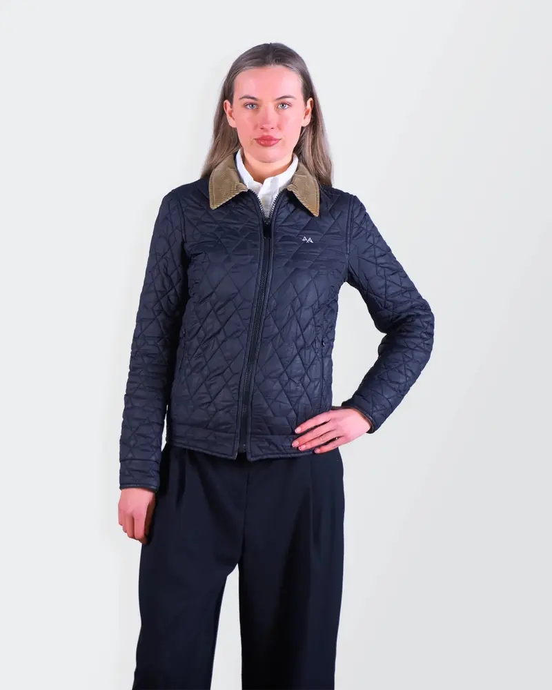 Burberry Navy Quilted Jacket - S