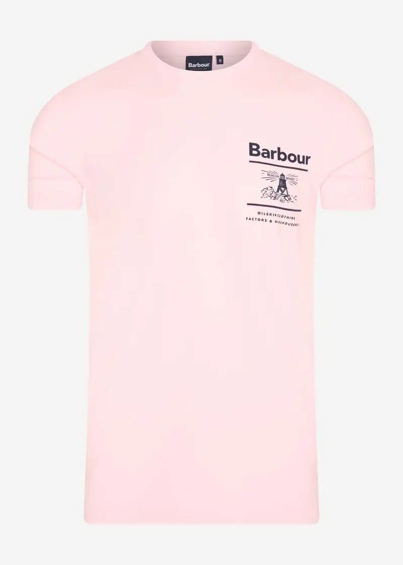 Chanonry tee - chalk pink