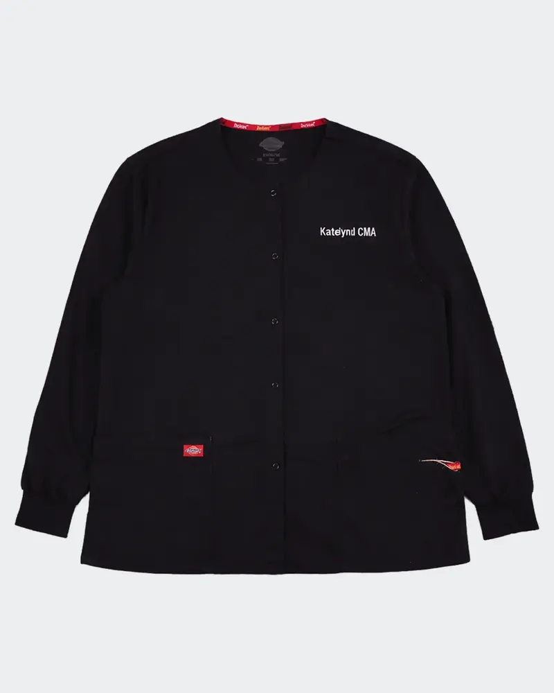 Dickies Black Button-Up Shirt - M