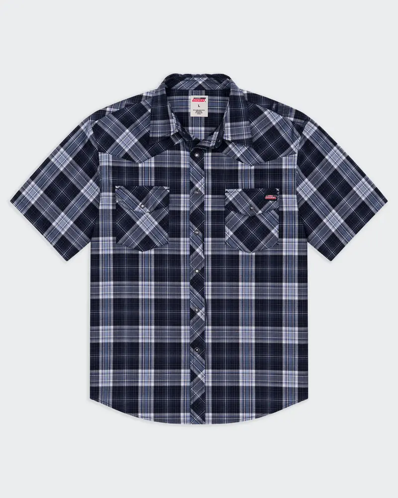 Dickies Navy Button-up Shirt - L