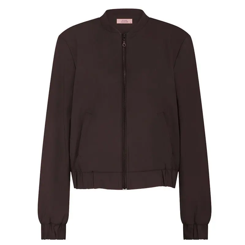 Espresso travel jacket Benja bomber