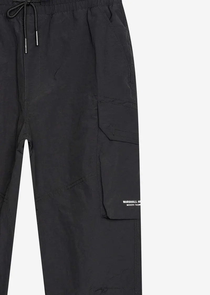 Forte polyamide cargo pant - black