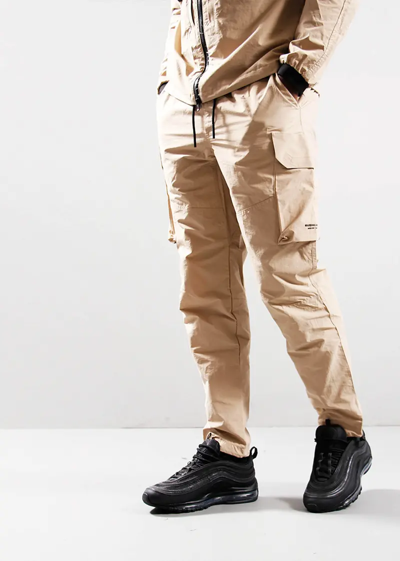 Forte polyamide cargo pant - sandstone