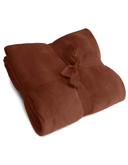 L-merch - Microflush Deken - Brown