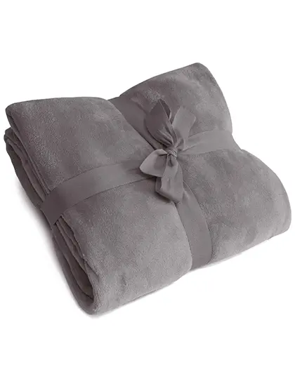 L-merch - Microflush Deken - Grey