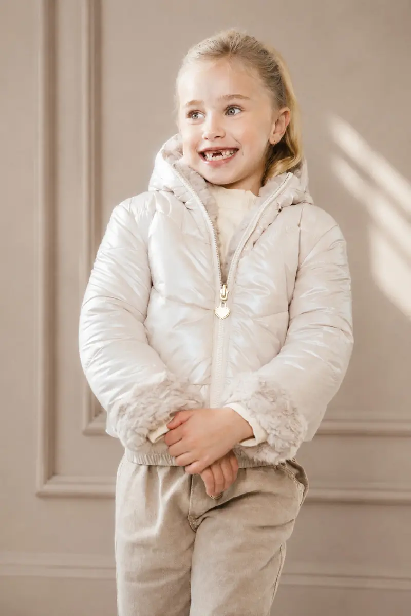 Le Chic BORDO reversible winter bomber - Silver Shadow
