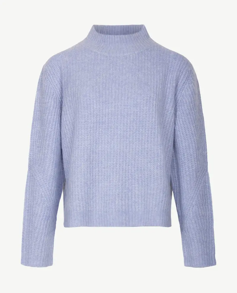 Le Comte - Pullover - Coll - Blue
