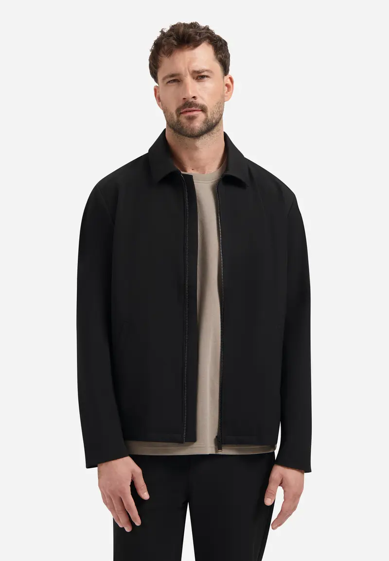 Lichtgewicht Zip Jas | Black