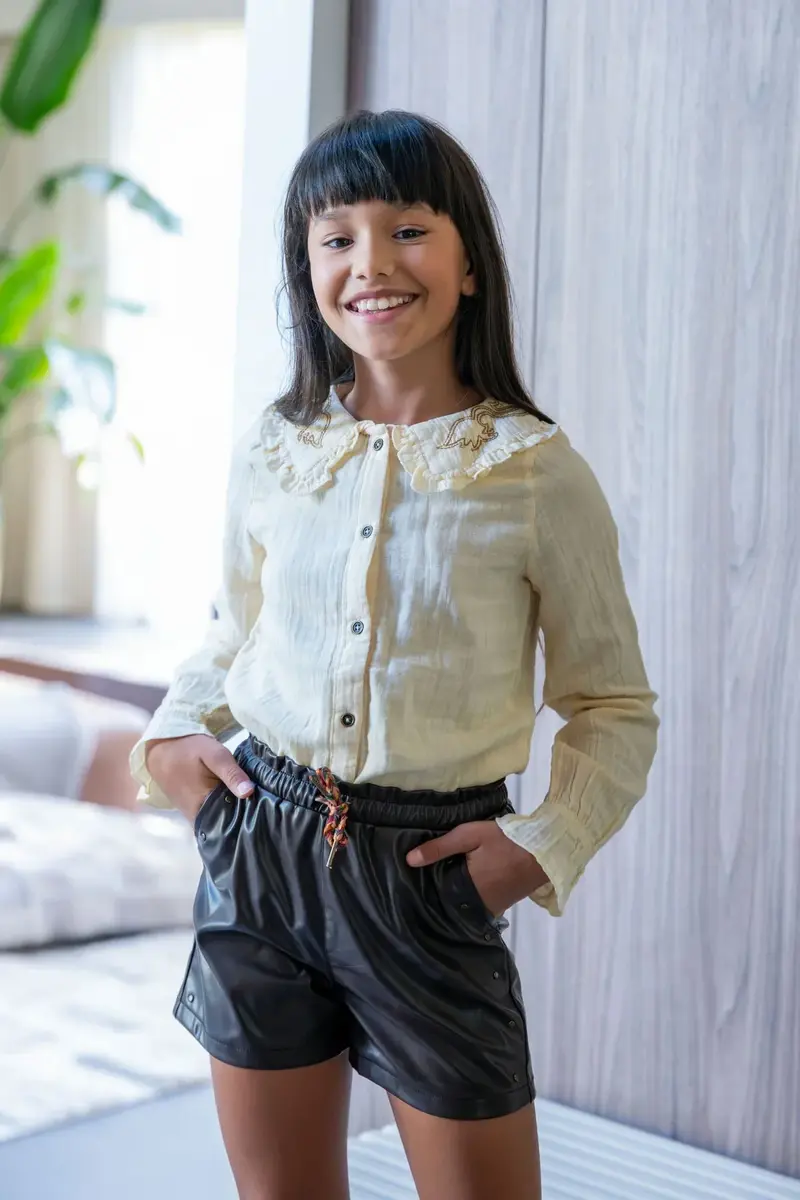 Like Flo Blouse Caitlin Latte