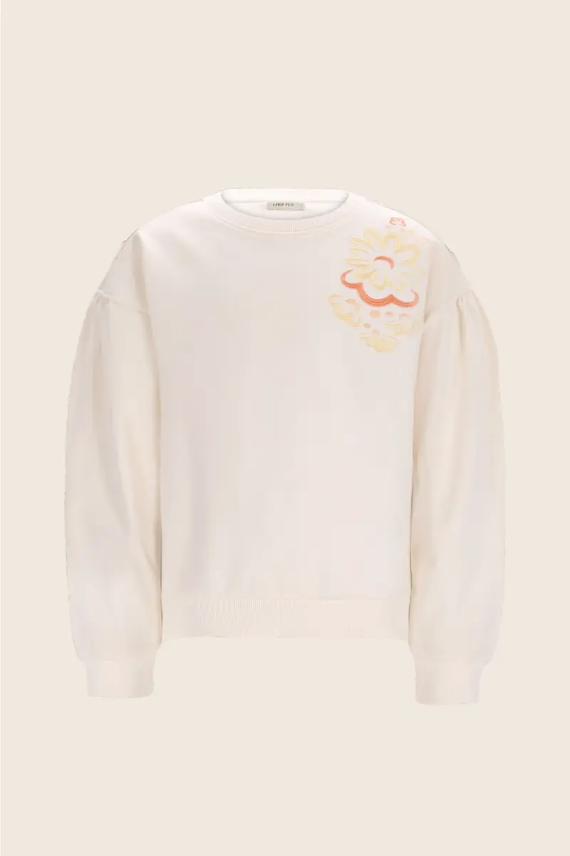 Like Flo Deau Sweater Off White
