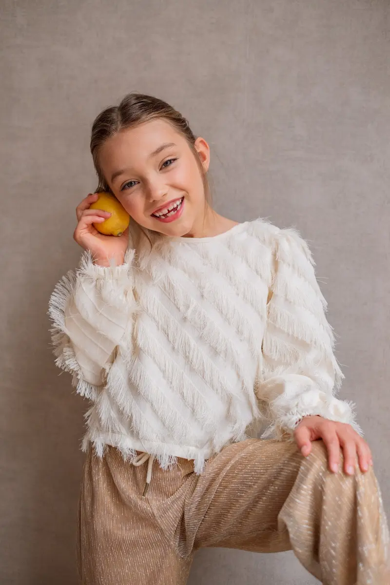 Like Flo Ella Blouse Cream