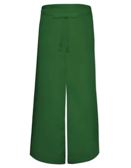 Link Kitchen Wear - Bistro Apron With Split - Bottle Green