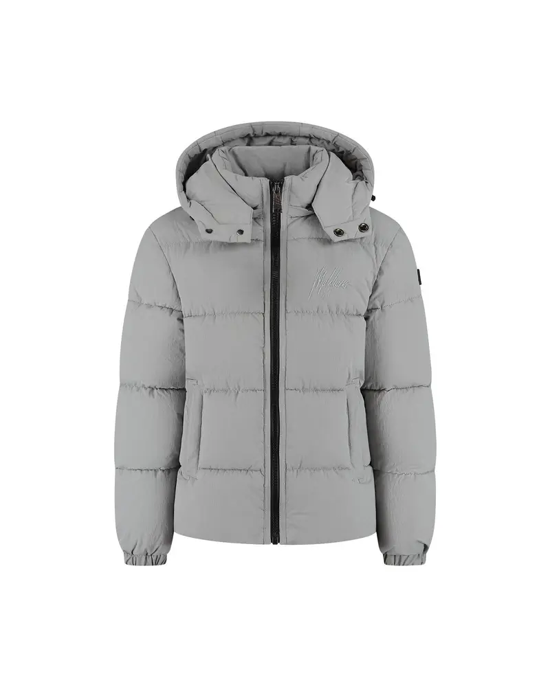 Malelions Junior Donn Puffer Jacket | Grey Plain
