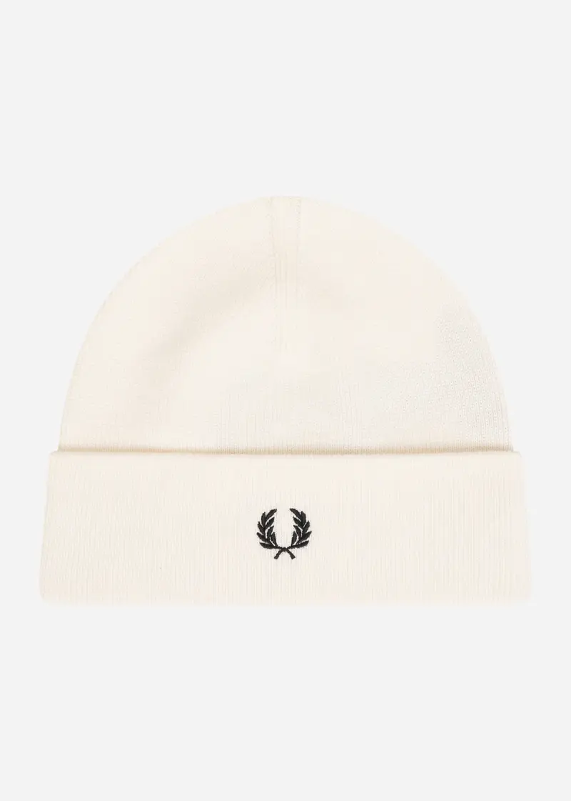 Merino wool beanie - ecru