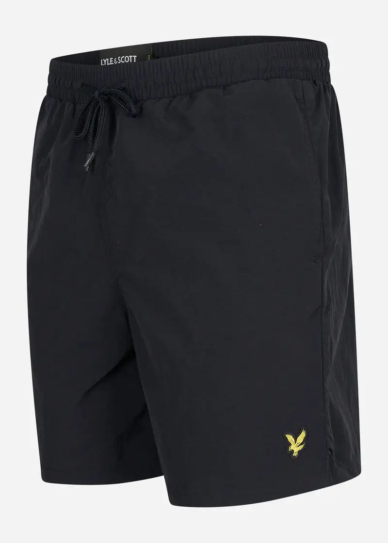 Plain swimshort - jet black