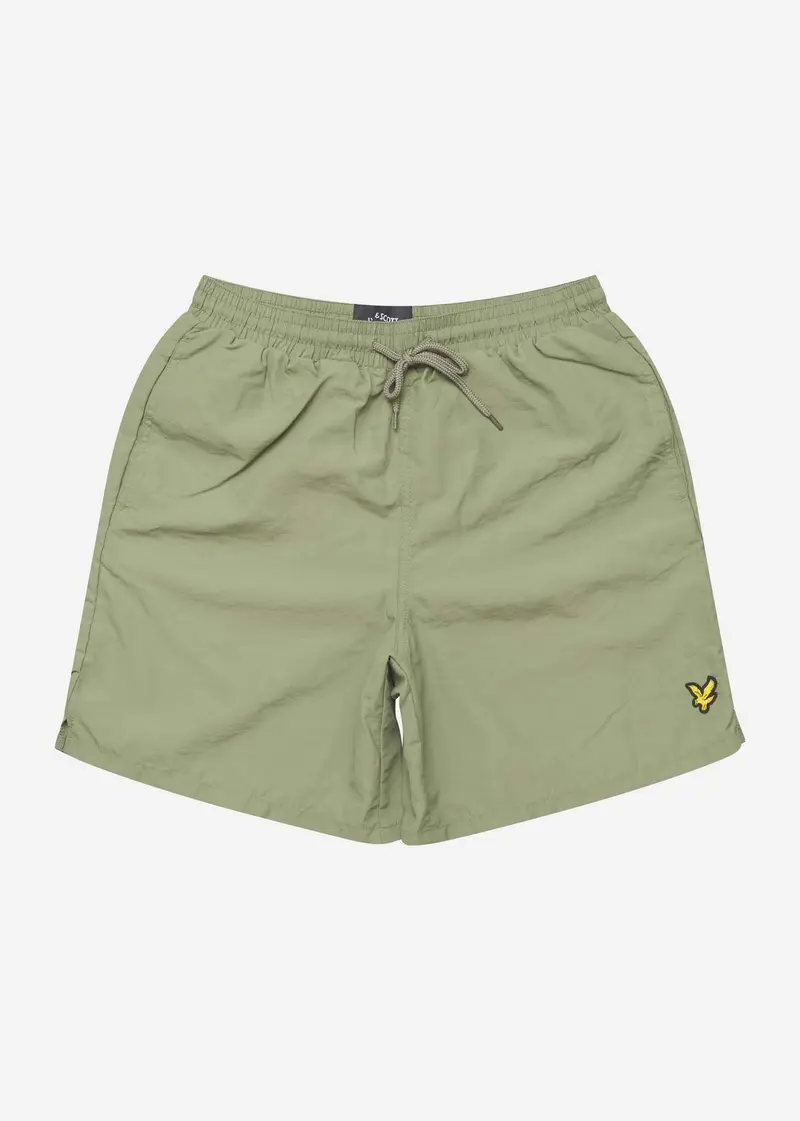 Plain swimshort - moss