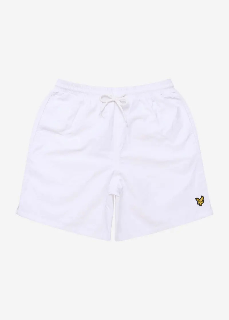 Plain swimshort - white