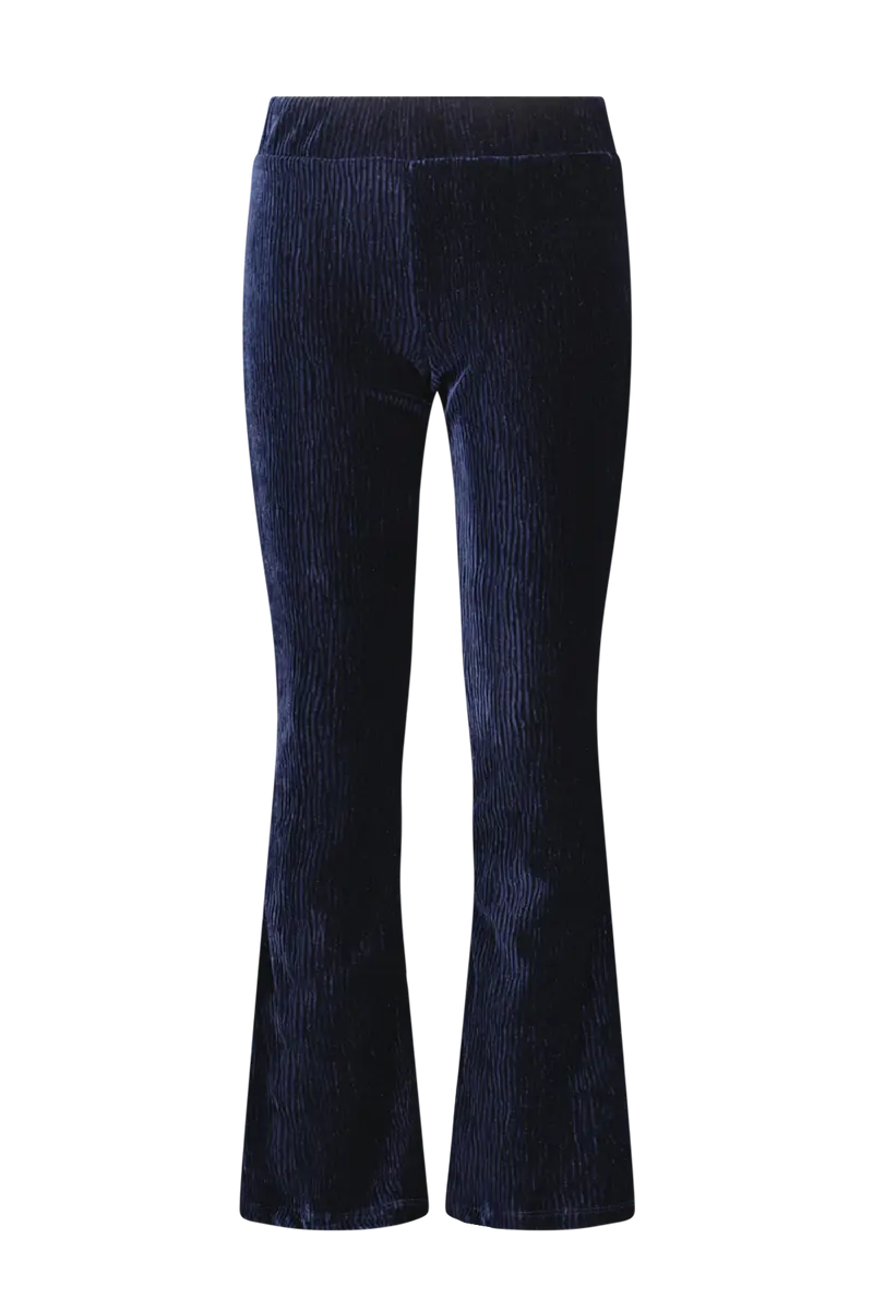 Puck B.Nosy Flared Pants Navy