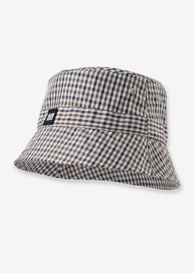 Queensland bucket hat - check