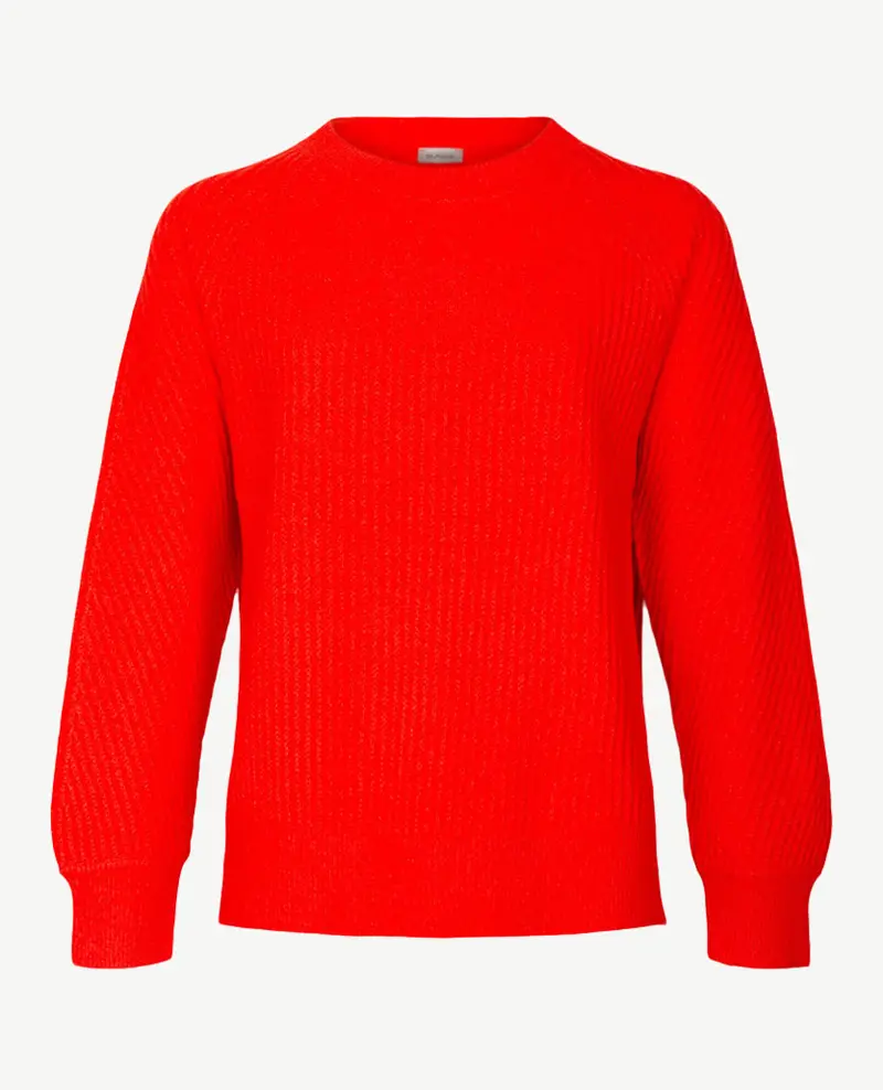 Rabe - Pullover - Ronde hals - Orange red