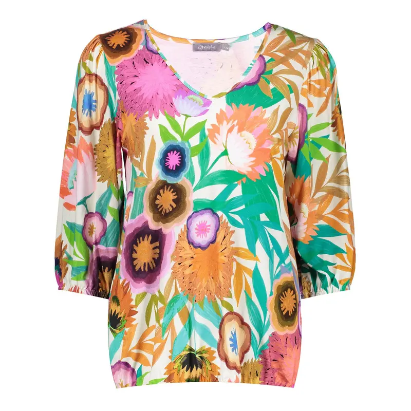 Roze geprinte top 42168