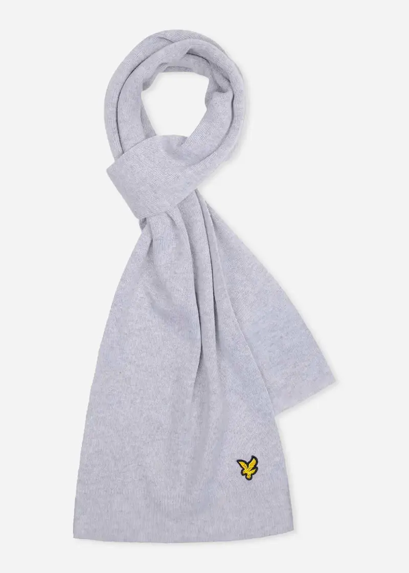 Scarf - light grey marl