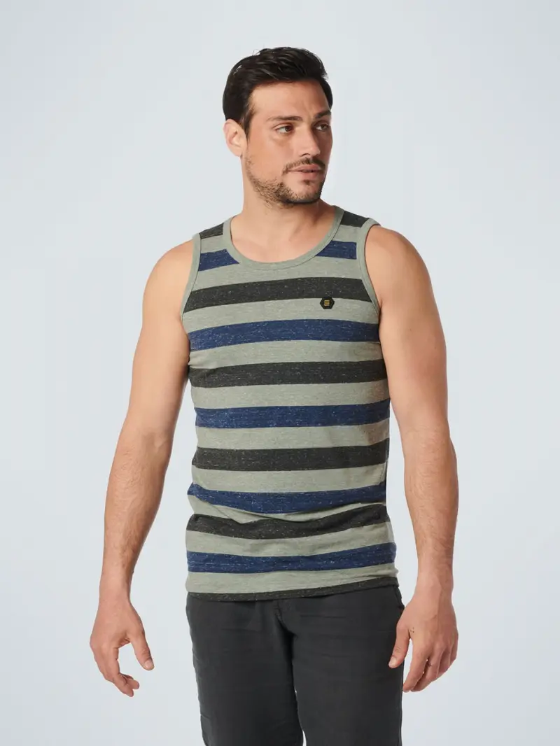 Singlet Multi kleur Strepen | Light Army